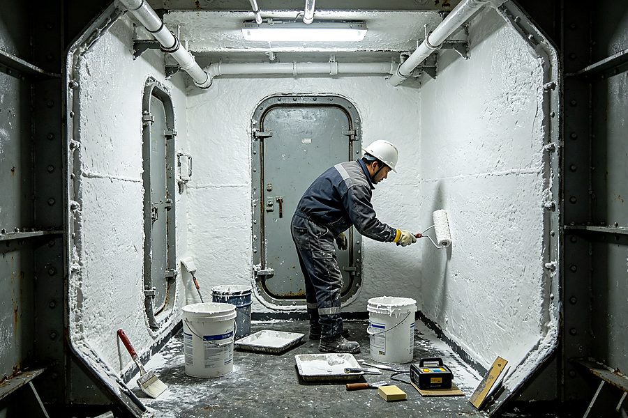 Aerogel thermal insulation coating for building roof, exterior wall and industrial pipeline energy-saving project photo